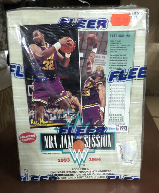 Fleer Hobby nba Jam Session Basketball Hobby Box 1993-94