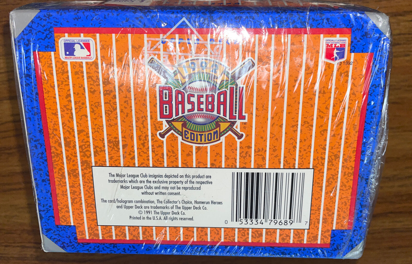 1992 Upper Deck - Low # Baseball Jumbo Box RARE FACTORY SEALED HOMERUN HEROES