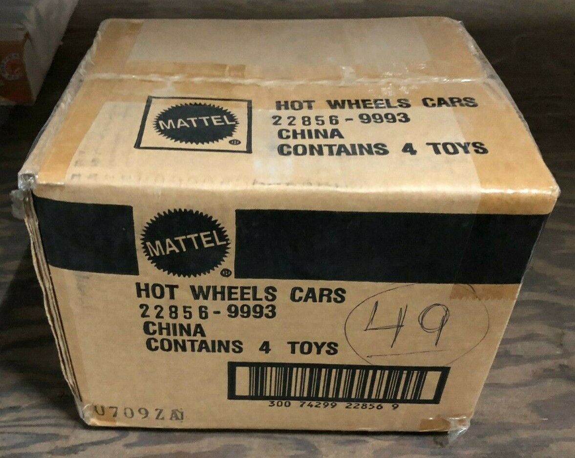 Factory Case Of 4 - 1998 Hot Wheels 30th Anniversary Of ‘69 Muscle Cars 22856