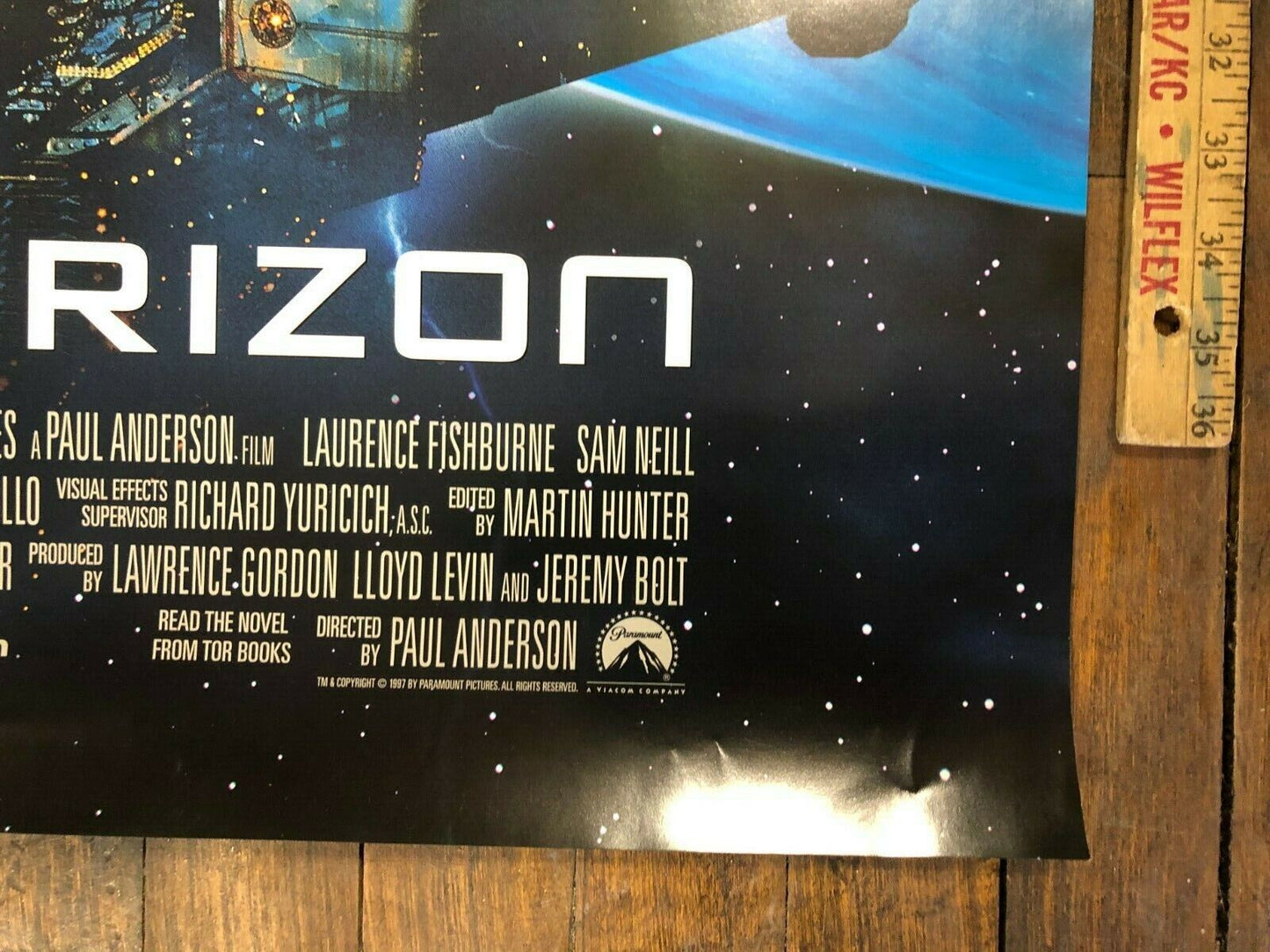 Event Horizon (Paramount, 1997). One Sheet (27" X 41") D/S Poster Classic Sci Fi