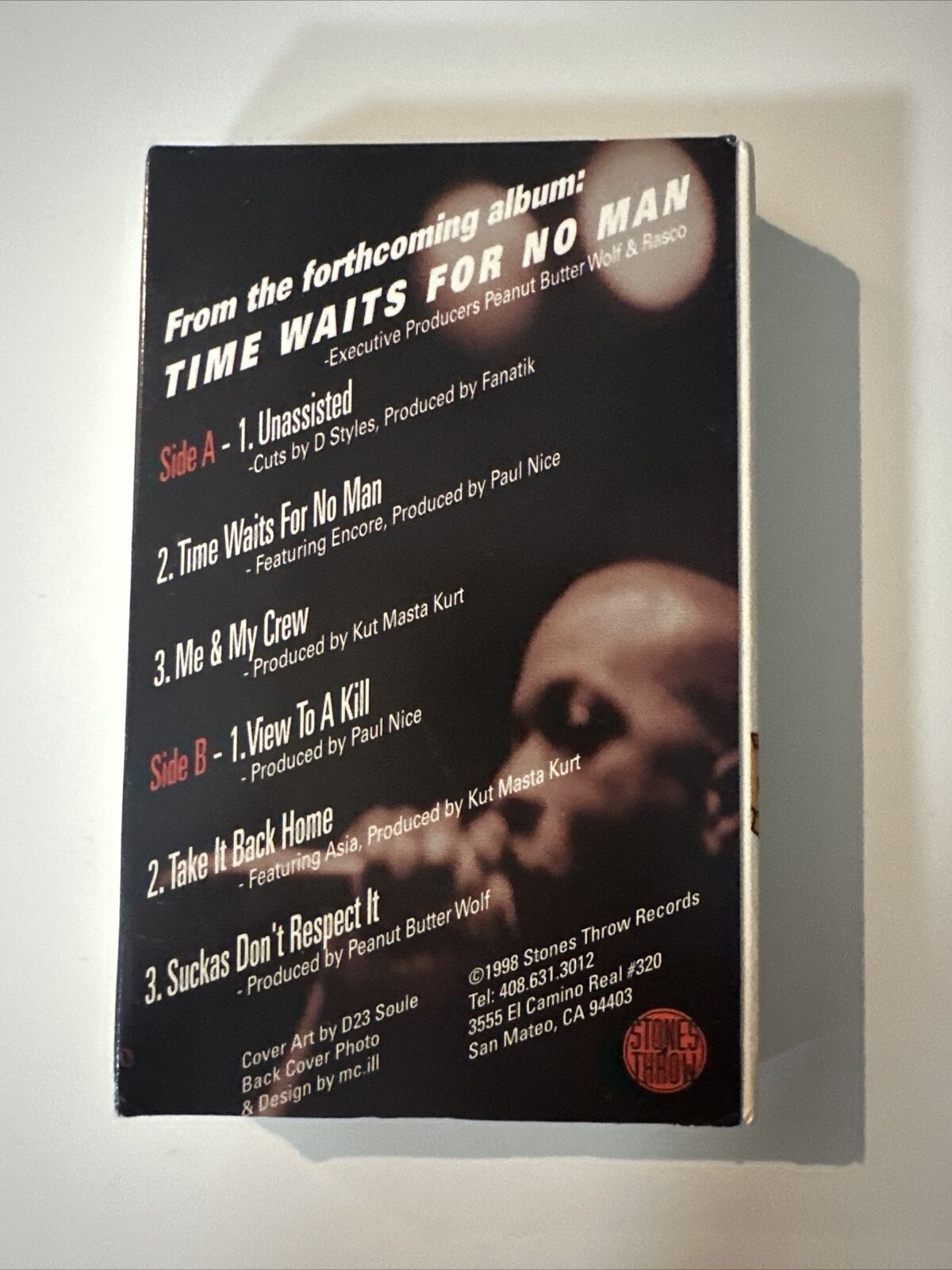 EYEDEA CASSETTE TAPE COLLECTION - Rasco Time Waits For No Man Promo Sampler 1998