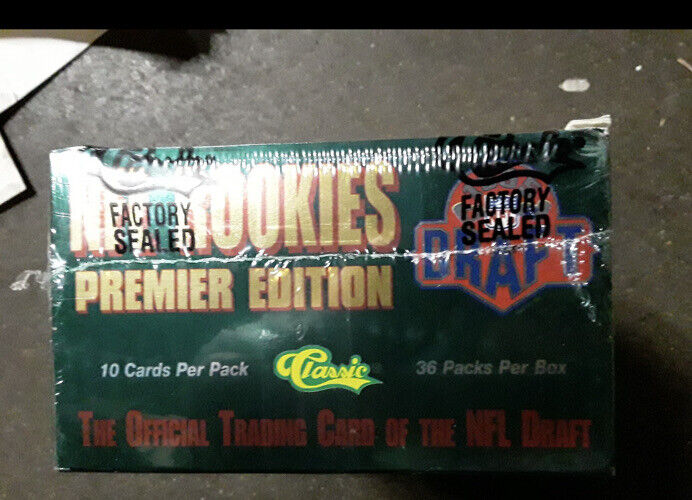 1995 CLASSIC NFL FOOTBALL DRAFT PICKS ROOKIES PREMIER EDITION SEALED WAX BOX