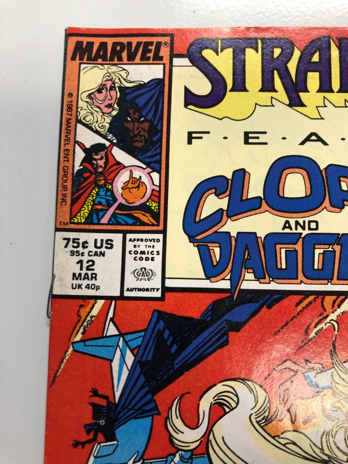 COMIC BOOK Marvel Comics Strange Tales W Cloak & Dagger & Doctor Strange #12