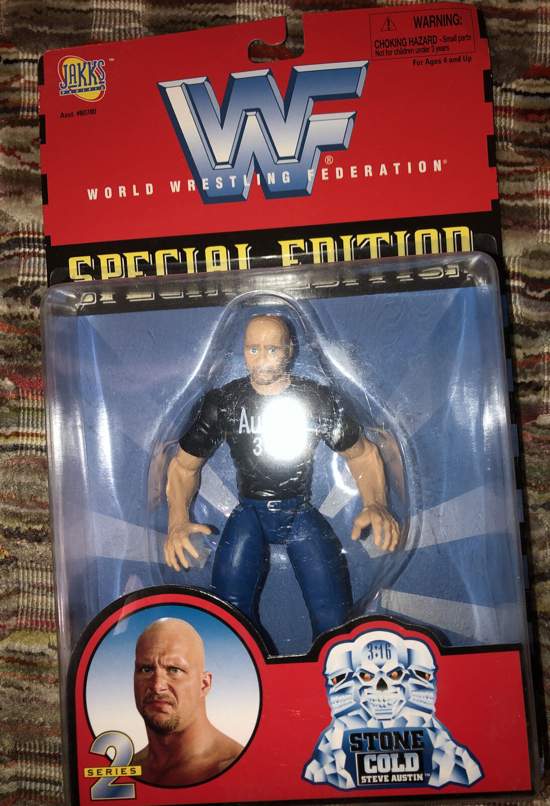 WWF Special Edition Series 2 Stone Cold Steve Austin Action Figure NEW WHAT!