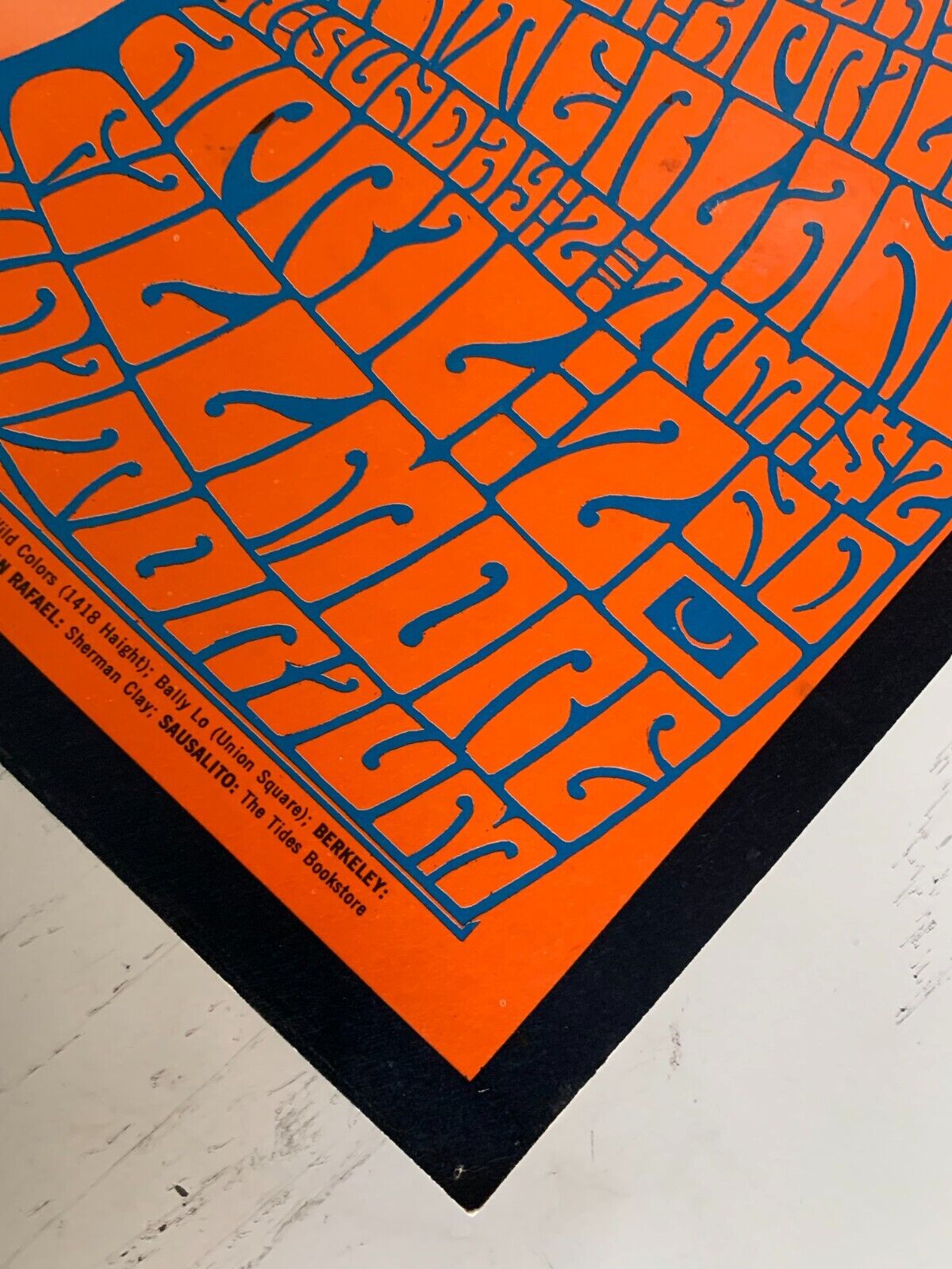Wes Wilson - 1967 - The Byrds/Moby Grape Concert Poster OP 1st Edition Graham