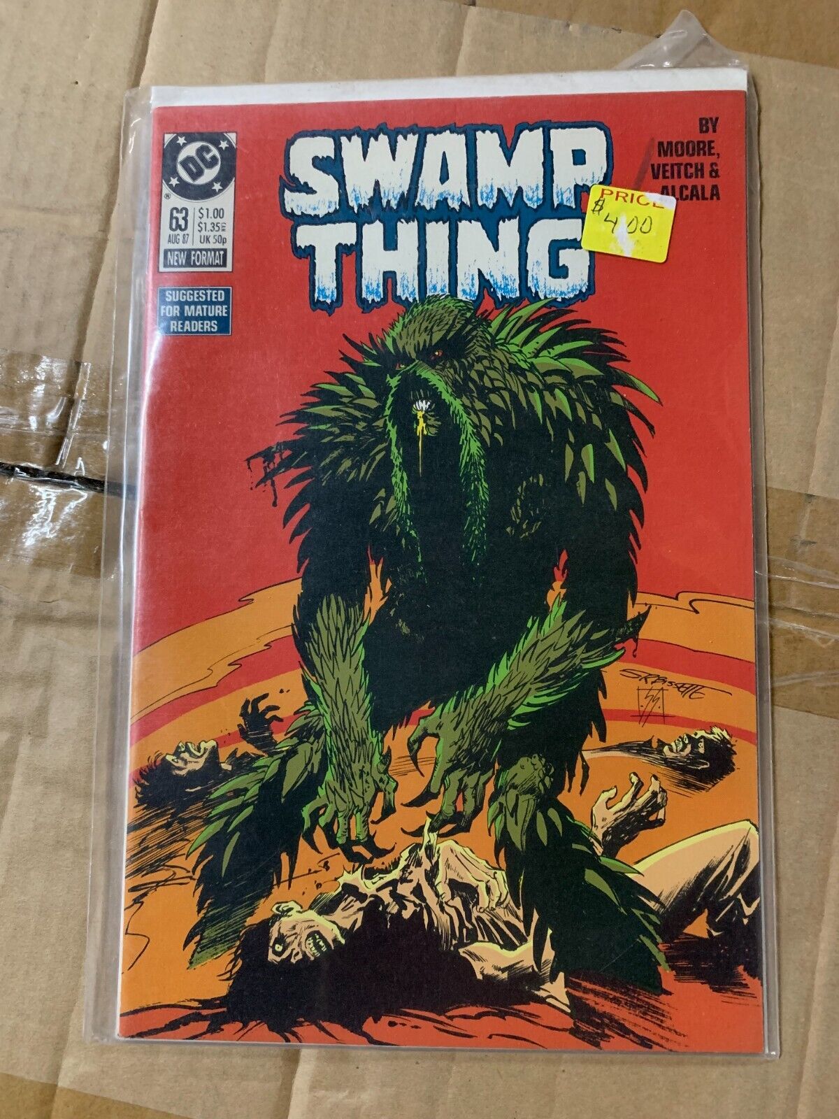 DC Comics "Swamp Thing" #63 (1987 2nd Series) Comic Book Loose Ends! Alan Moore