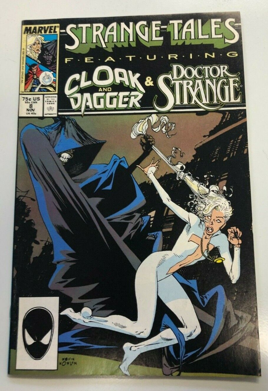 COMIC BOOK Marvel Comics Strange Tales W/ Doctor Strange 1987 #8 Cloak & Dagger