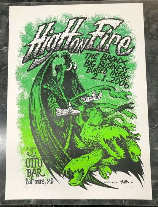 Dwitt - 2006 - High On Fire Green Reaper W/ The Bronx, Big Business @ Otto Bar