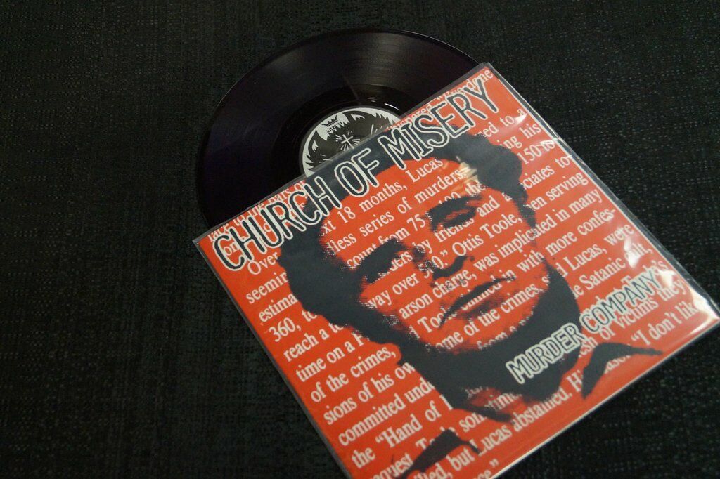 Church of Misery "Murder Company" 1999 Colored Vinyl Art By Kozik