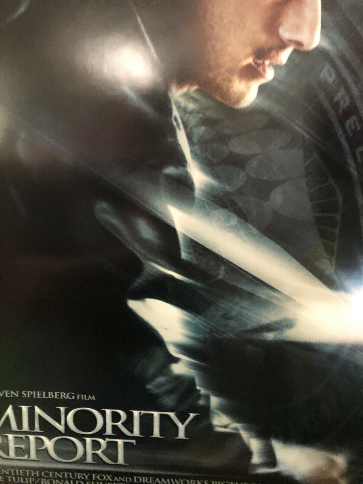 "Minority Report" Original Movie Theater Promo Poster Tom Cruise Double Sided 