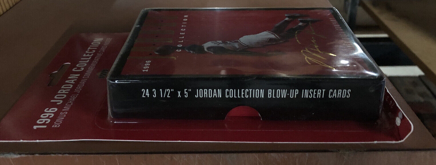 1996 Michael Jordan Upper Deck Collection Unopened hanger BOX RARE 24 3 1/2 X 5"