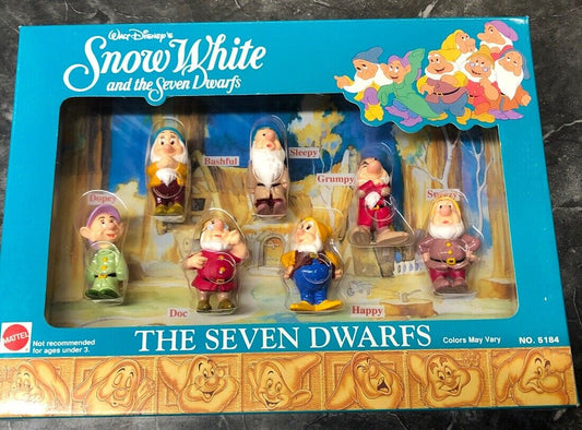 Walt Disney Snow White and the Seven Dwarfs Figure Set 65378 Mattel-Unopened