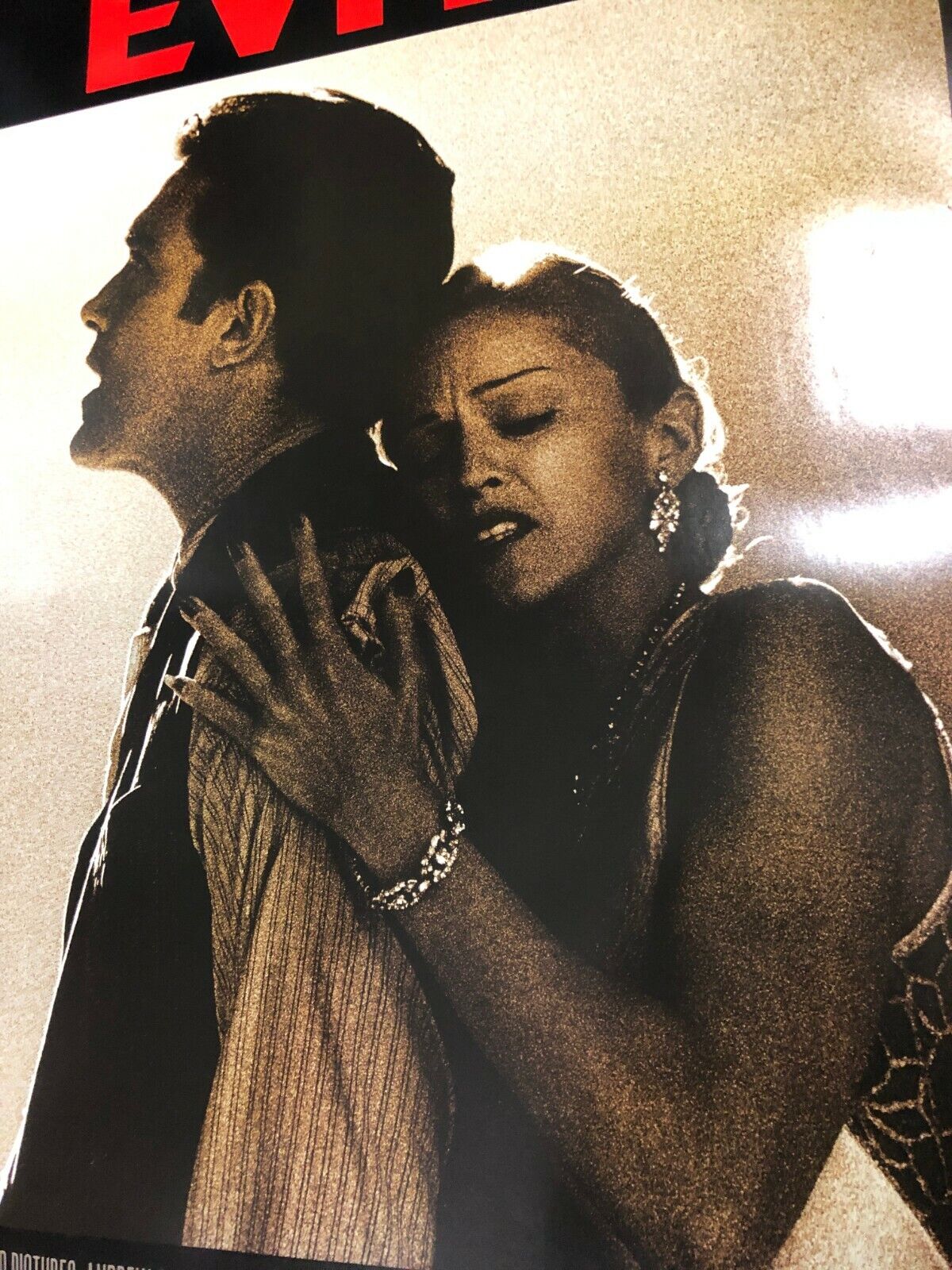 Evita (Buena Vista, 1996). One Sheet (27" X 40"). Musical #2 Single Sided Rolled