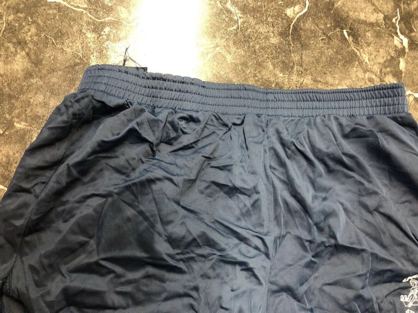 Vtg 80s Ceasar Navy Blue Soffe Athletic Shorts Mens L Lined Nylon Running Trunks