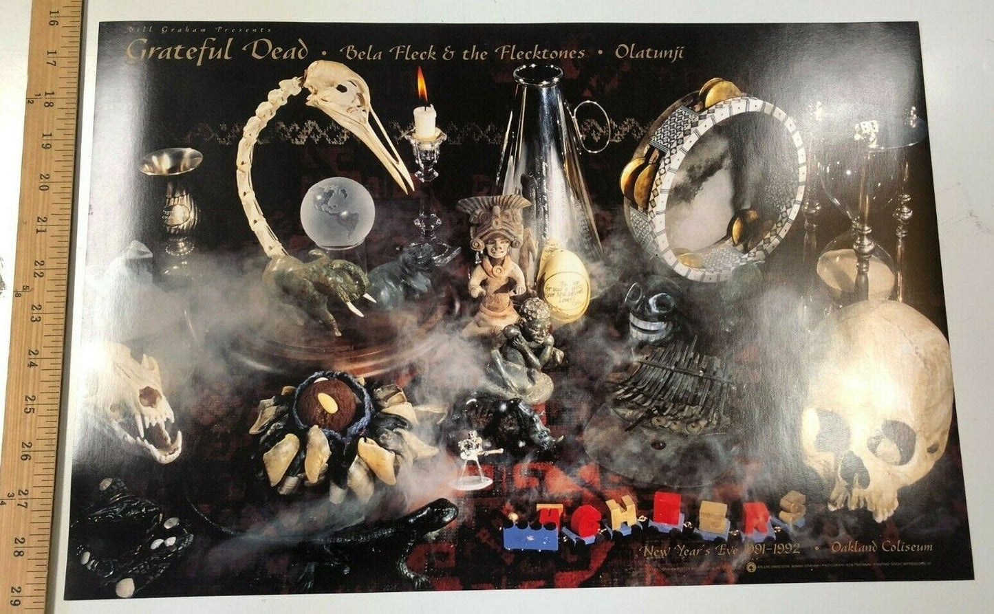 Bill Graham - 1991/92 - New Year's Eve Grateful Dead W/ Bella Fleek Original 