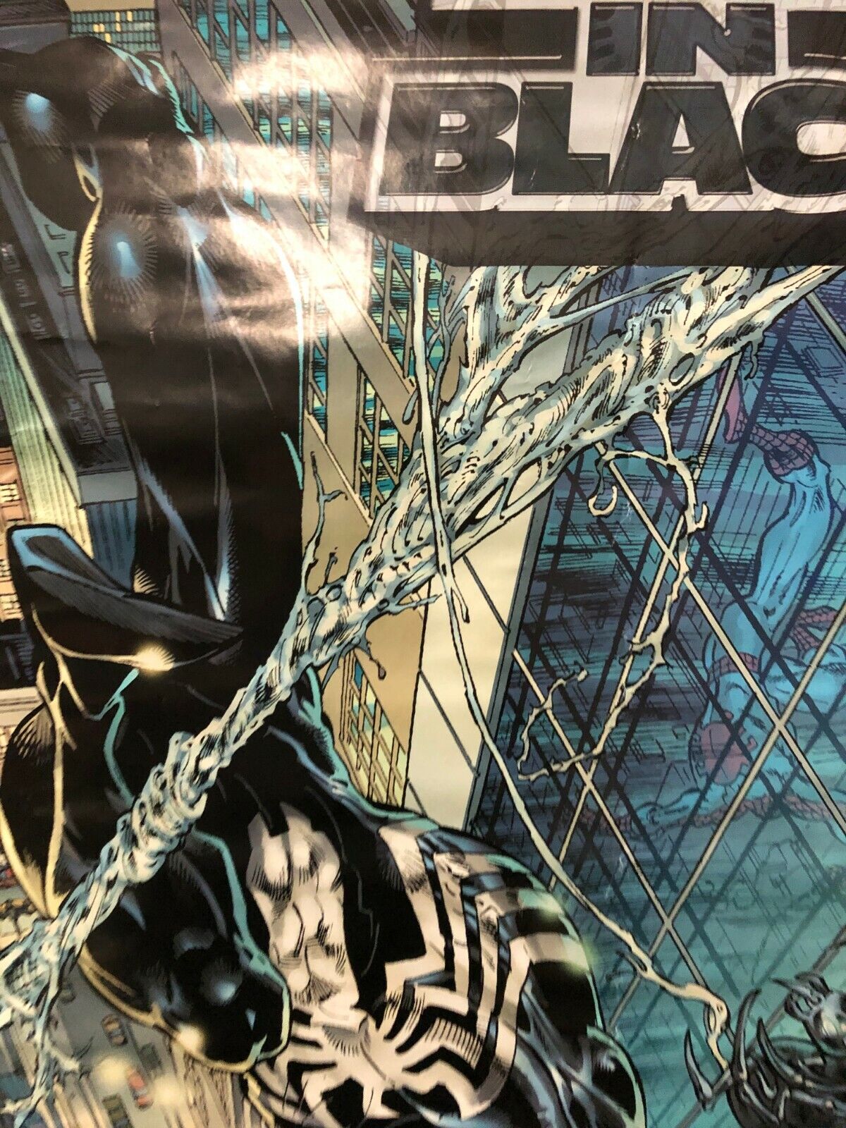 COMIC BOOK POSTER Spiderman "Back In Black" Marvel 2007 Peter Parker Venom Hero