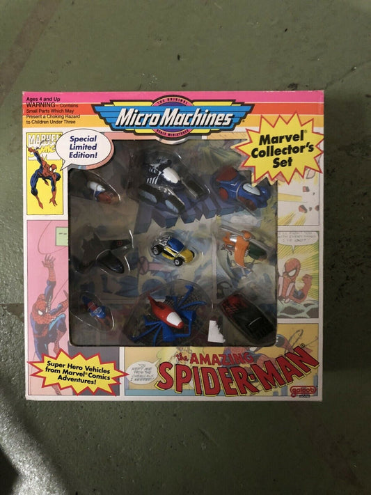 Amazing Spiderman Micro Machines Marvel Collector's Set 1993