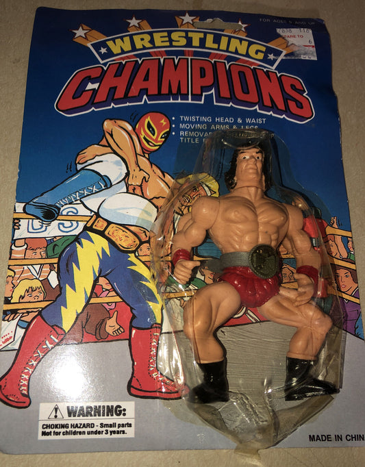 Vintage Wrestling Champions Figure 80s Bootleg WWF WWE WCW 1 HARD TO FIND