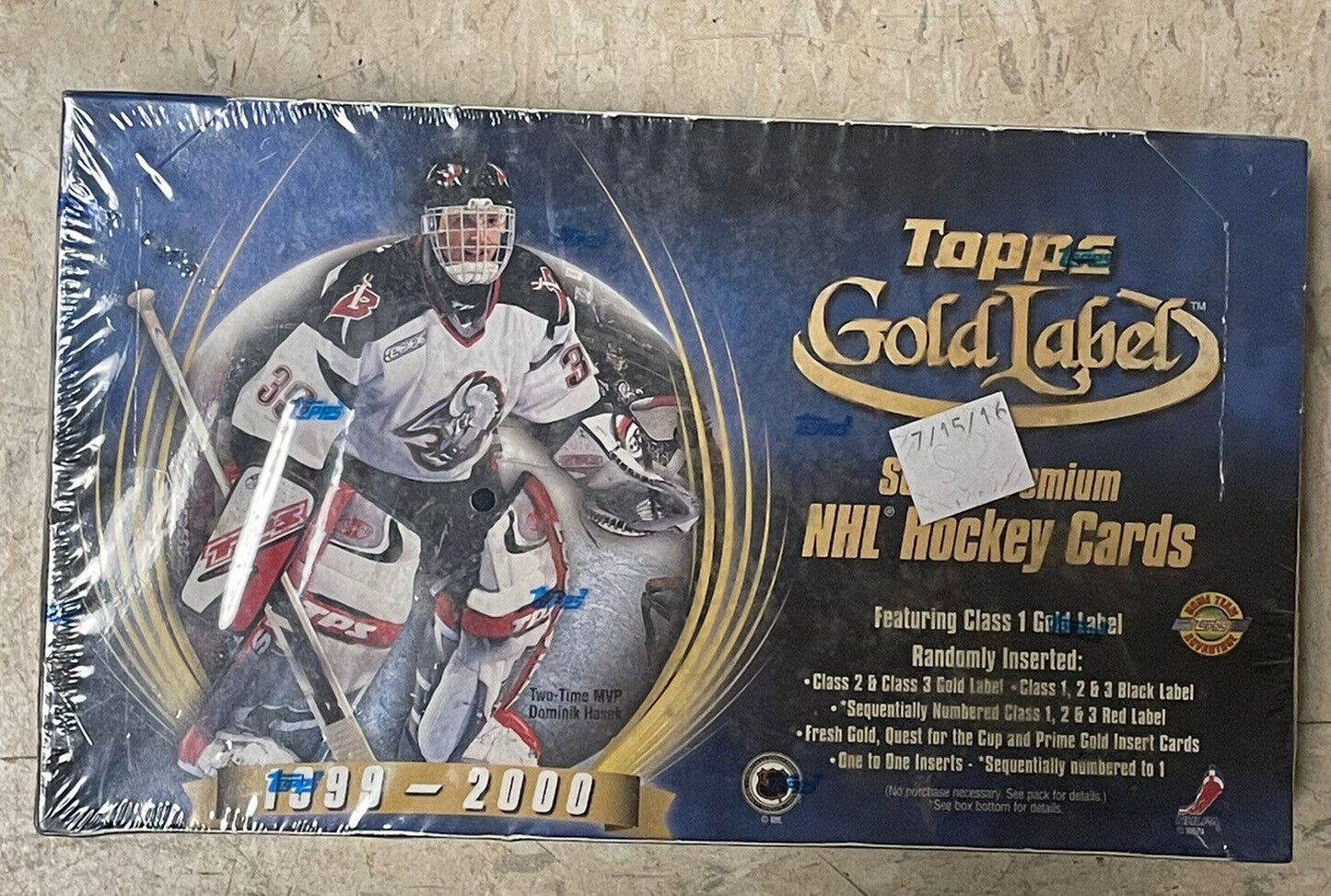 1999/00 Topps - Gold Label Hockey Hobby Box 1 gold label super rare 24 packs 