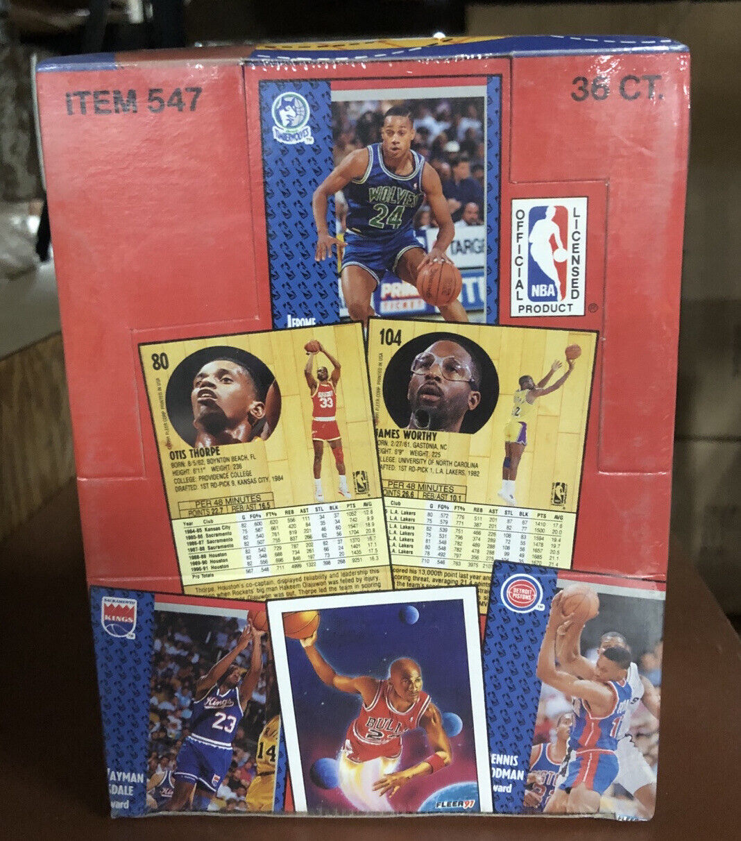 1991-92 Fleer Basketball Wax Box Series 1 NEW from case Michael Jordan 1991-1992