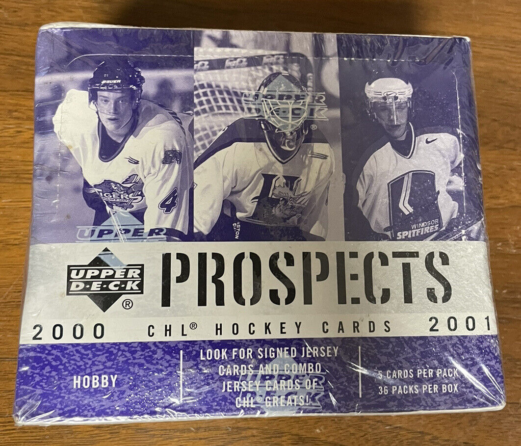 2000/01 Upper Deck - CHL Prospects Hockey Box signed jersey Signature chance 