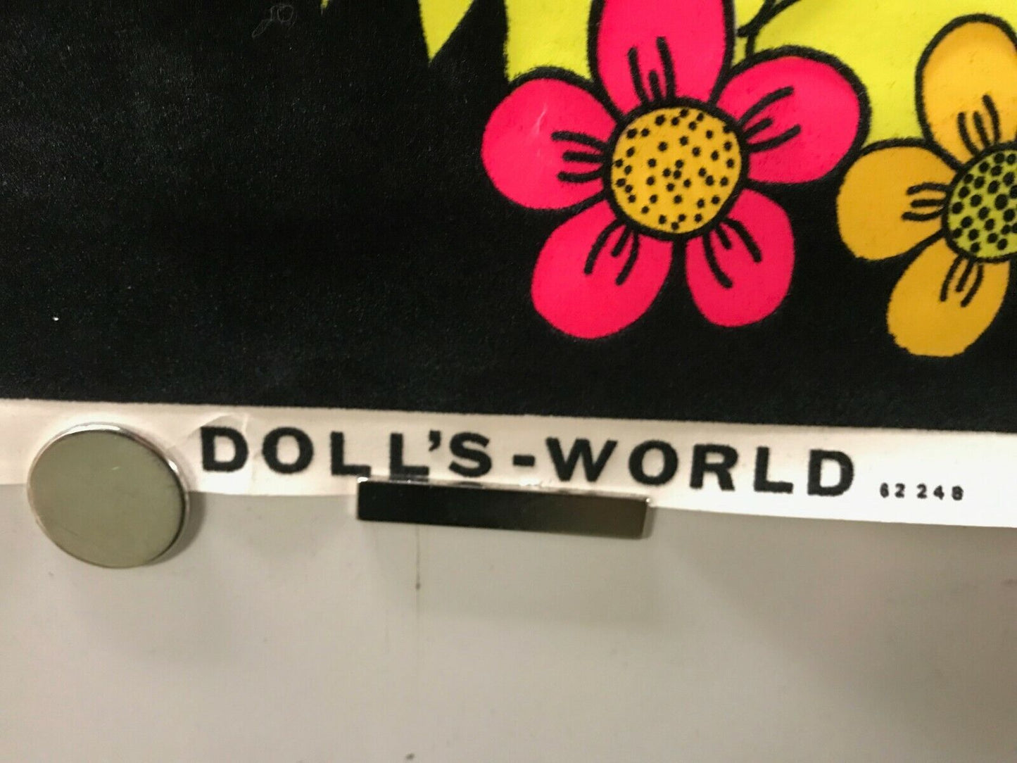 Doll's World 62248 Vintage NOS Blacklight Poster Lawrey Fisher Original 1974