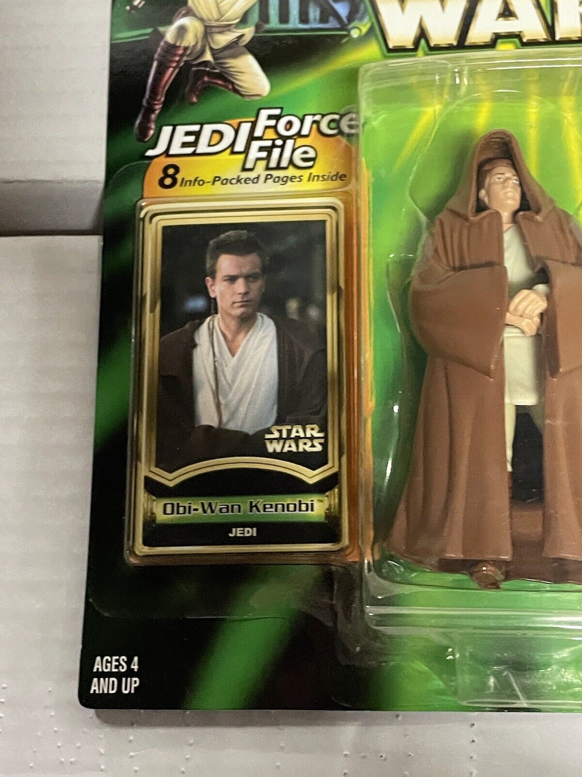 2000 Star Wars Power of the Jedi ( POTJ ) Obi-Wan Kenobi RARE VINTAGE TOY 