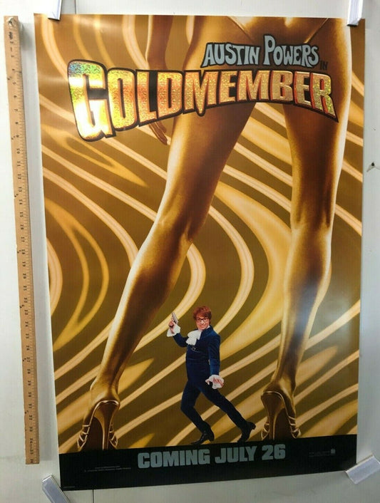 "Austin Powers Goldmember" Original Movie Theater Promo Poster Mike Meyers