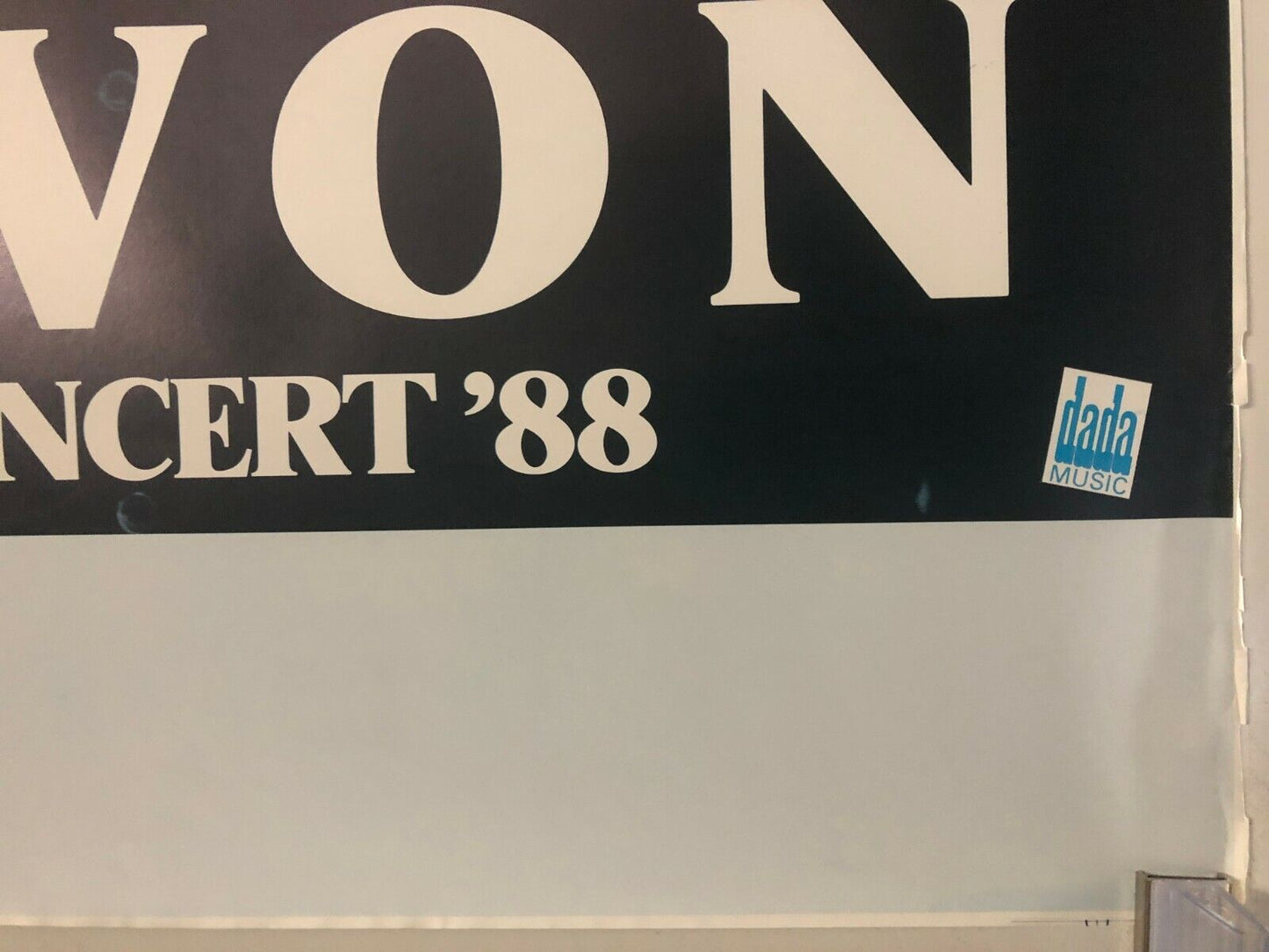 Warren Zevon In Concert 1988 German Tour Poster Werewolves Of London Rock