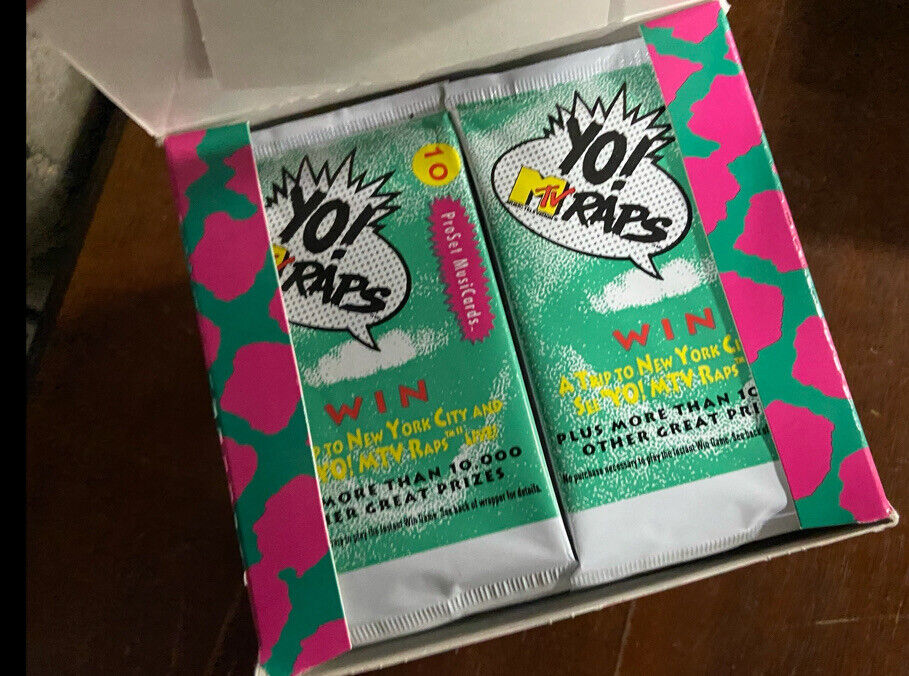 1991 Pro Set YO! MTV Raps Series 1 Trading Card Box ~ 36 Packs RARE FIND