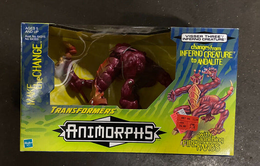 1990's Transformers Animorphs Visser Three/Inferno Beast