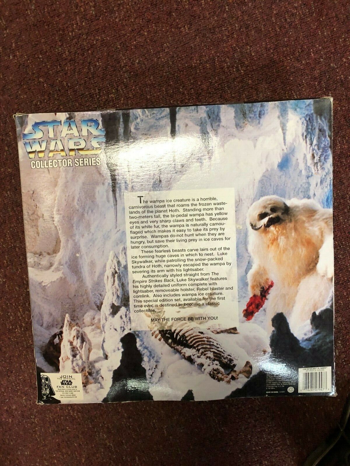 1997 Star Wars Collector Series 12" Luke Skywalker Vs. Wampa Action Figure(B139)