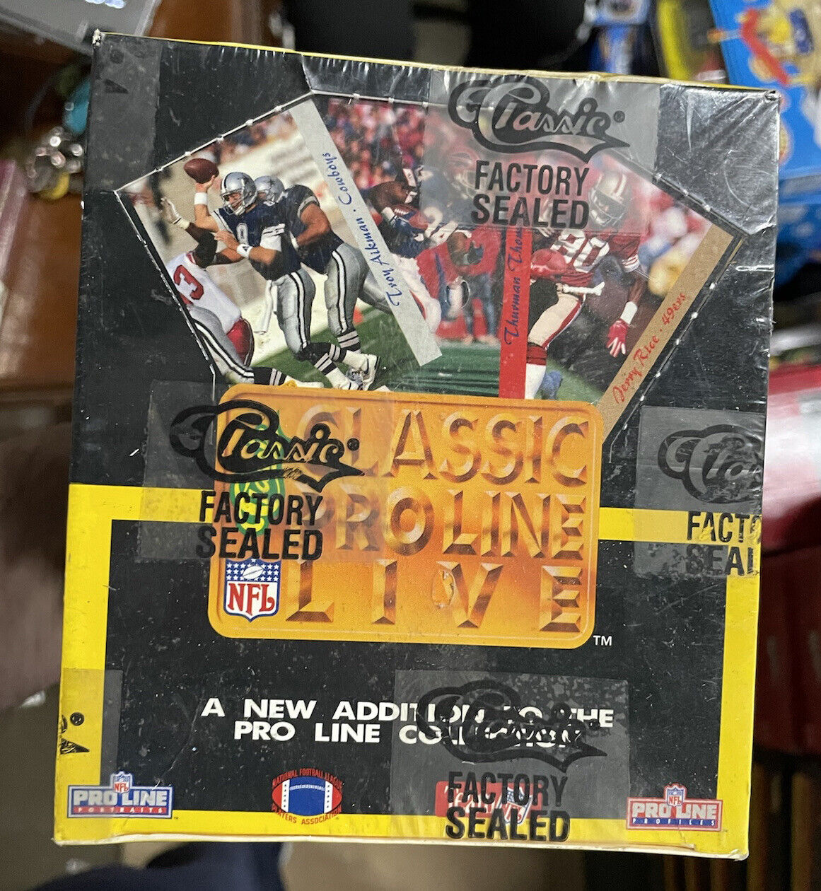 1993 NFL Football Classic Proline Live Factory Sealed Wax Box rare VINTAGE