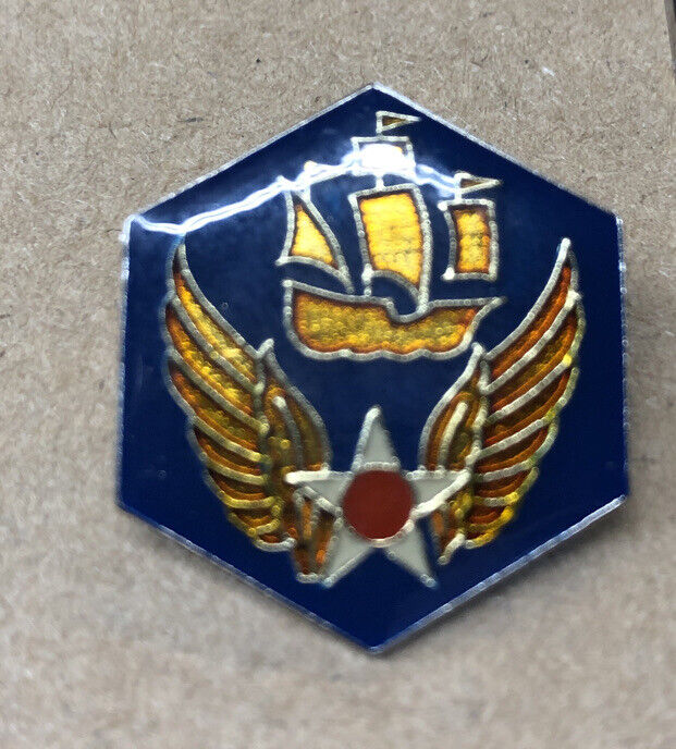 Air Force 6th 6AF 3/4 inch hat lapel pin HON14691 D169