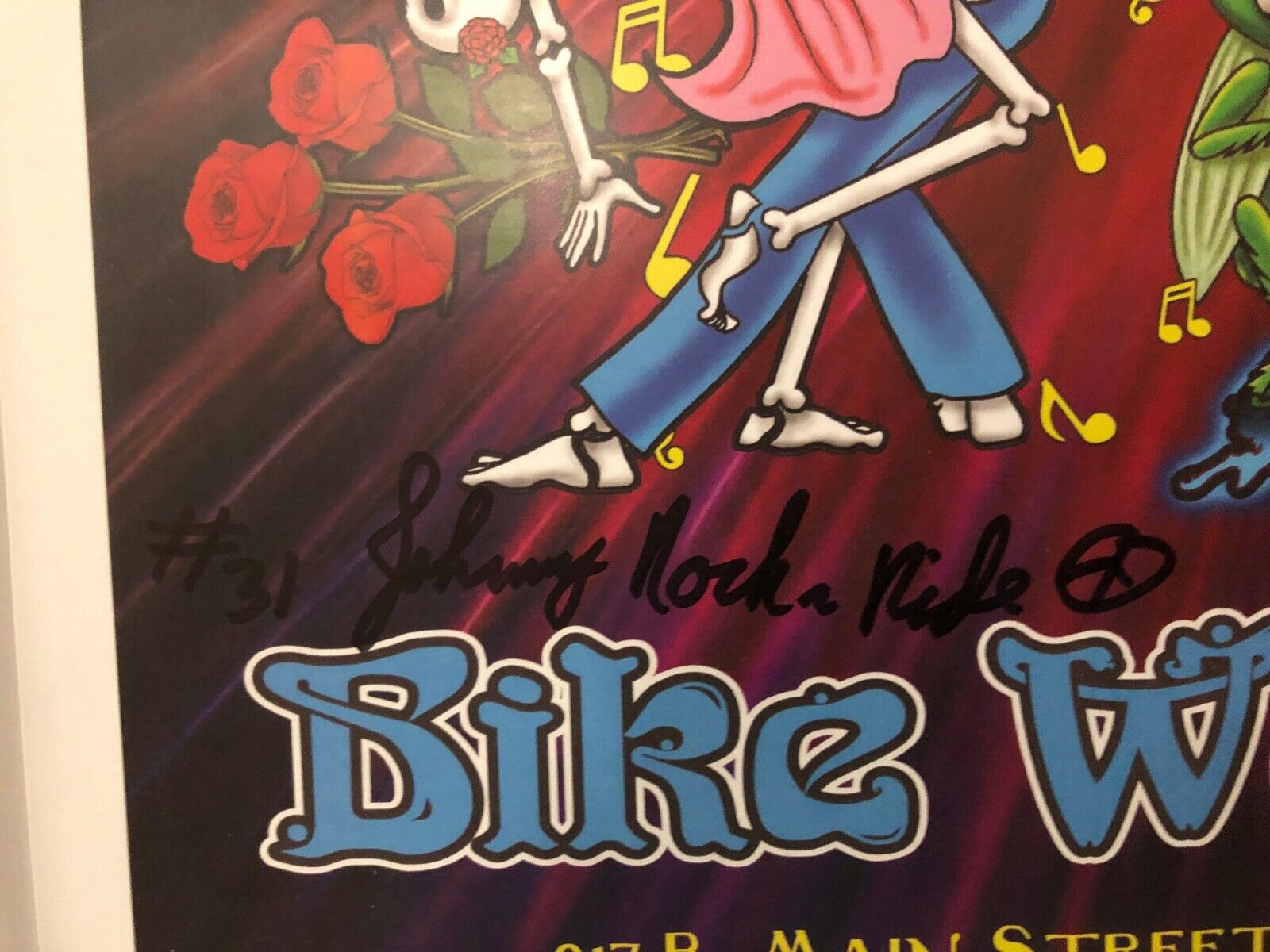 CLASSIC MUSIC POSTER Bike Week 2018 Johns Rock N Ride Limited Edition Signed