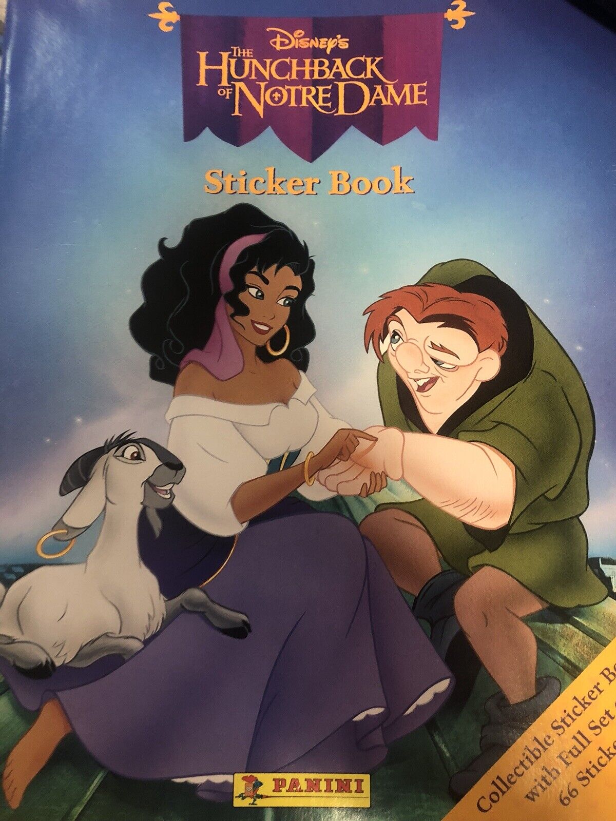 Disney's Hunchback of Notre Dame Sticker Book MINT INCLUDES MINT STICKERS*RARE*