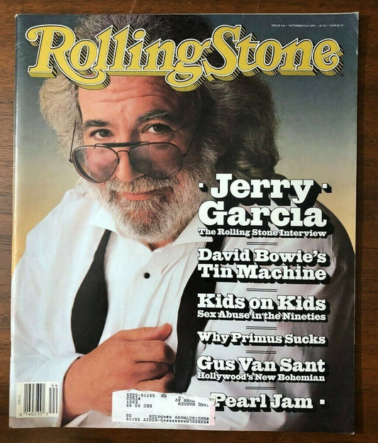 1990's Rolling Stone Magazine Jerry Garcia Interview David Bowie's Tin Machine