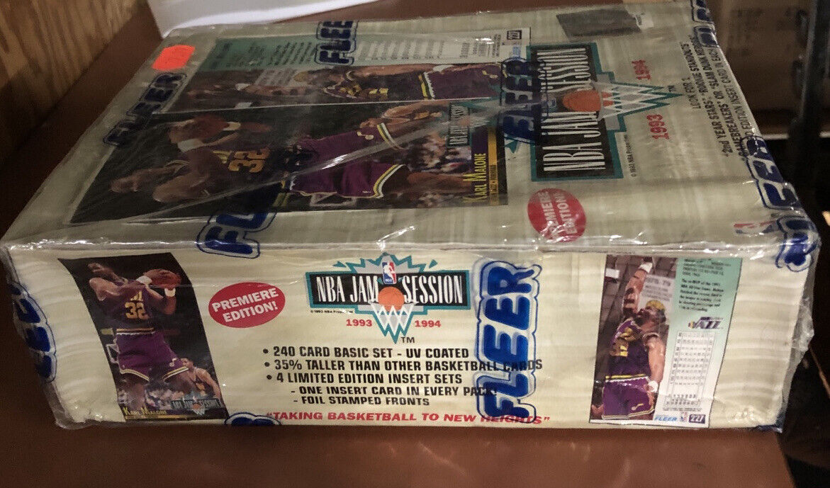 Fleer Hobby nba Jam Session Basketball Hobby Box 1993-94