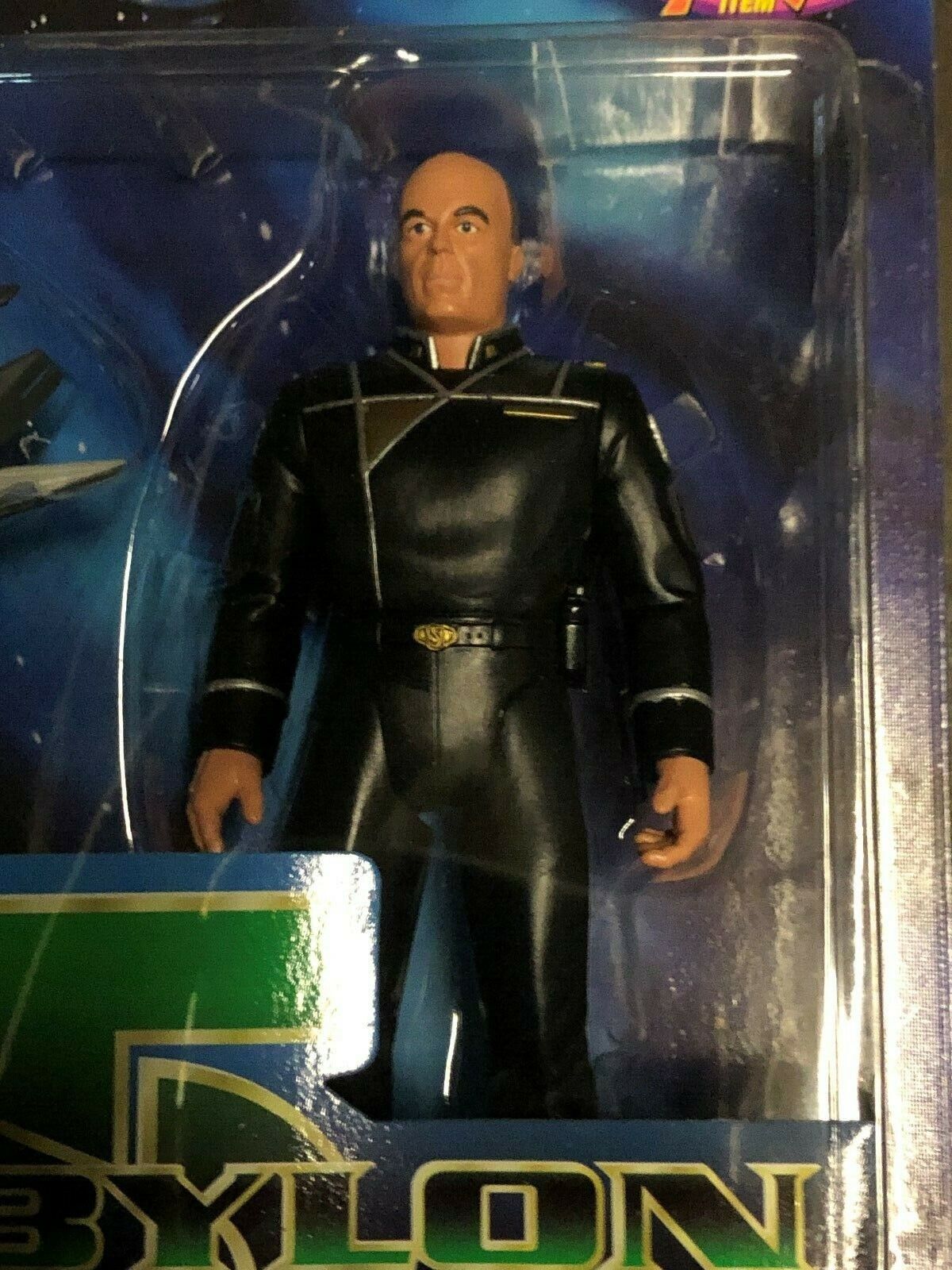 Babylon 5 Michael Garibaldi With Earth Shuttle Action Figure NIB Fresh From Box 