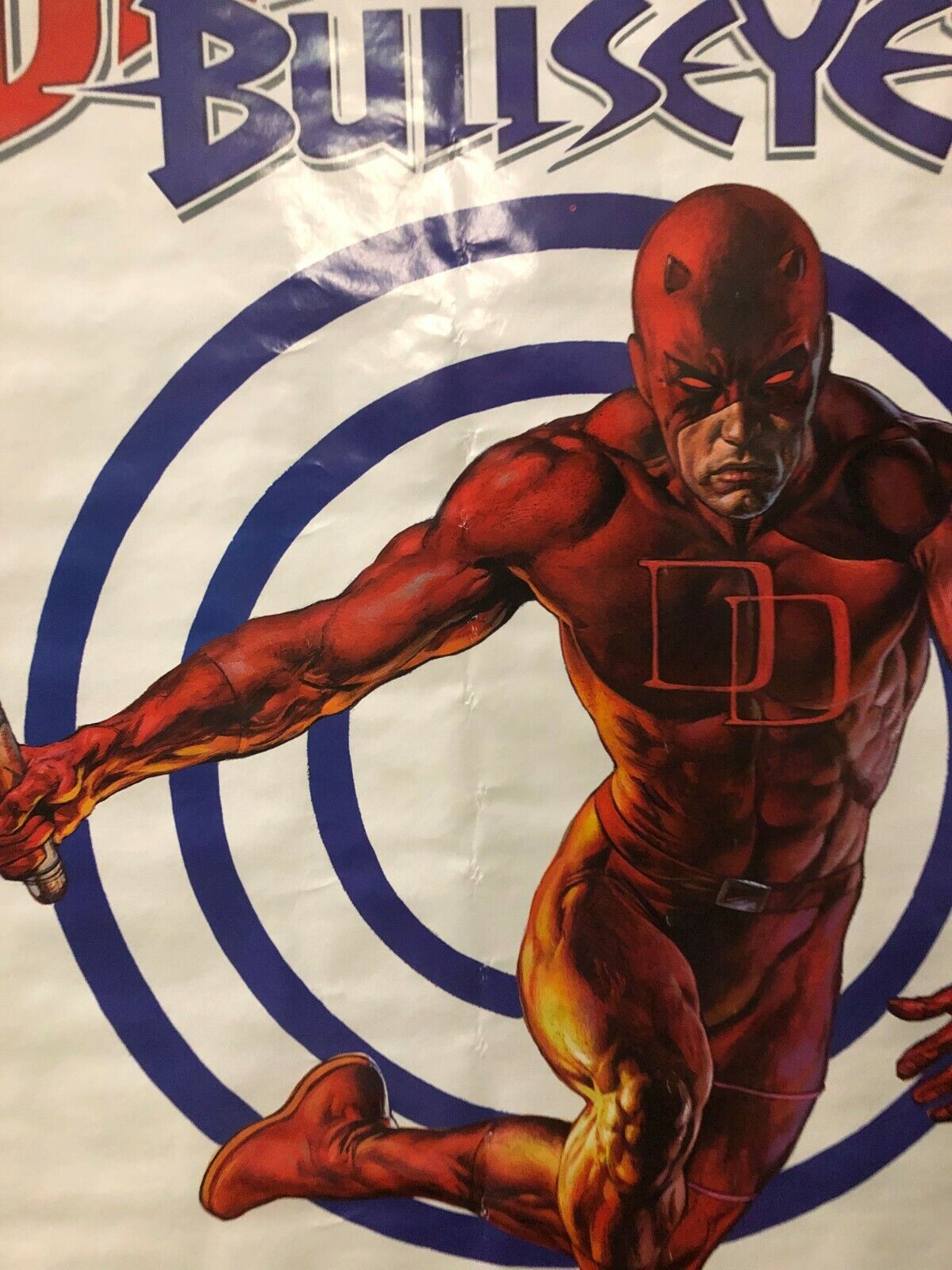 COMIC BOOK POSTER 2002 Dare Devil Bullseye The Target Kevin Smith Glenn Fabry 