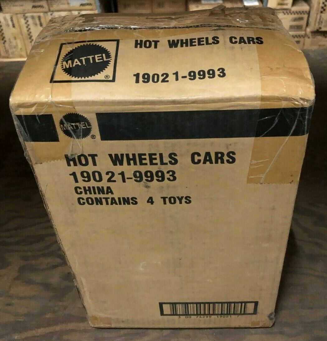 Factory Case Of 4 Sealed Hot Wheels Cars Petty Racing Family 19021-9993 RARE VTG