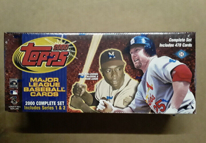 2000 Topps Baseball Factory Set Sealed 478 Card Complete Hobby Edition Set RARE