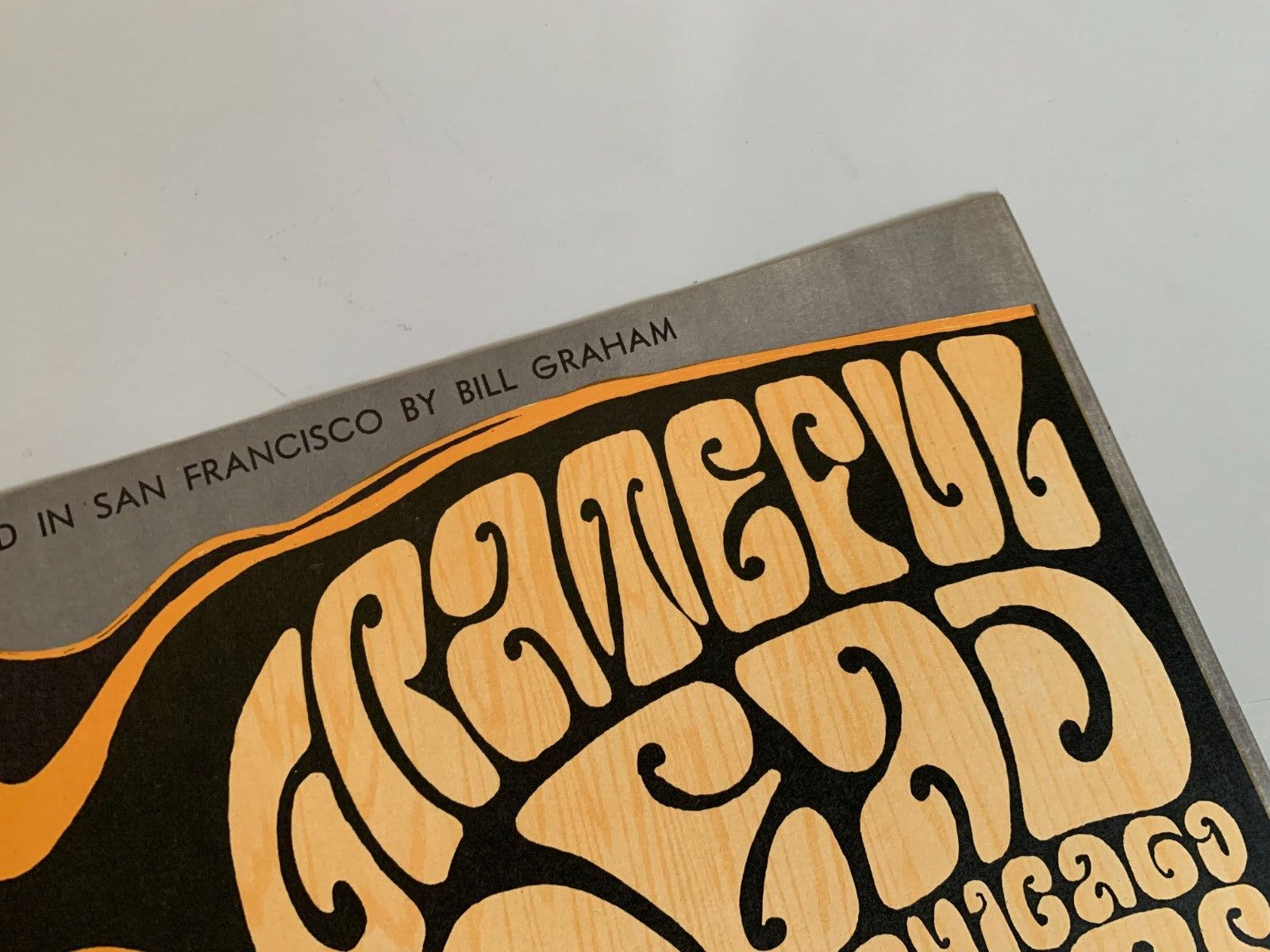 Wes Wilson - 1966 - Grateful Dead Concert Poster James Cotton Bill Graham OP 1st