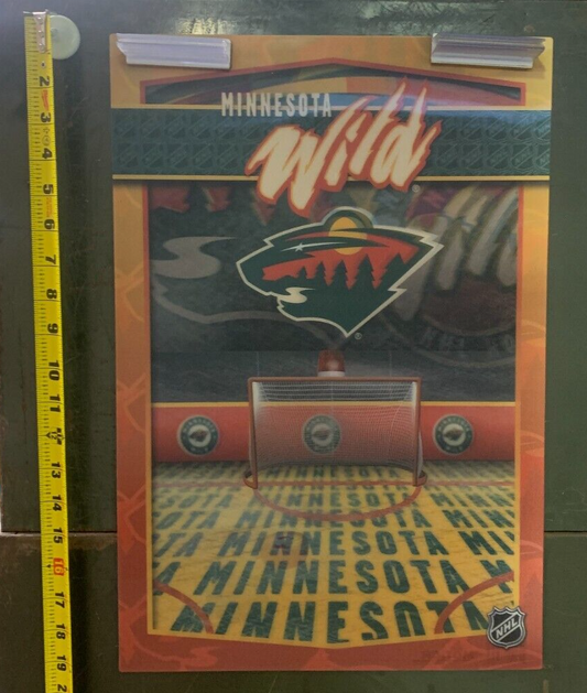 3-D SPORTS POSTER 2007 Minnesota Wild Motion Imaging Inc. NHL Hockey