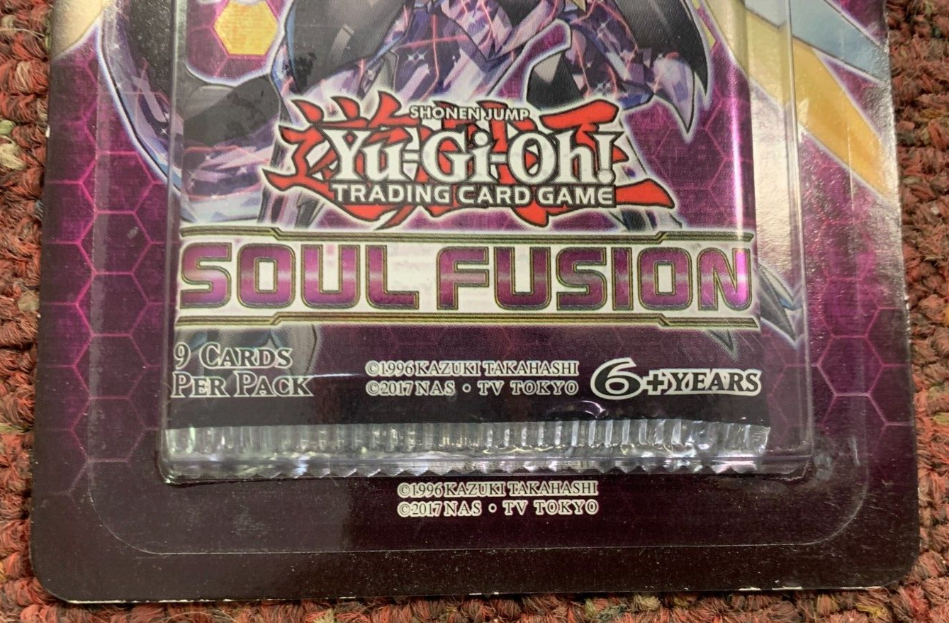 2017 Yu-Gi-Oh! TCG Sealed Booster Pack Soul Fusion English 1st Edition