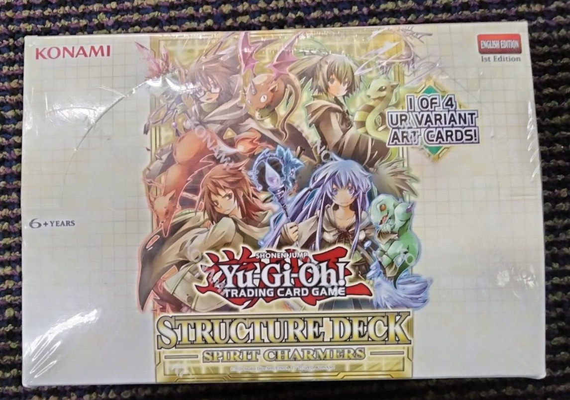 8x Yu-Gi-Oh! TCG Structure Deck Spirit Charmers 1st Edition English Display Box 