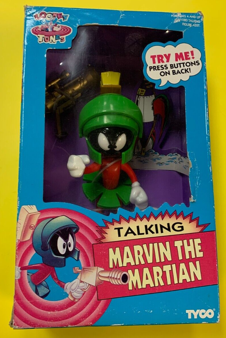 1993 Talking Marvin the Martian Tyco Loony Toons