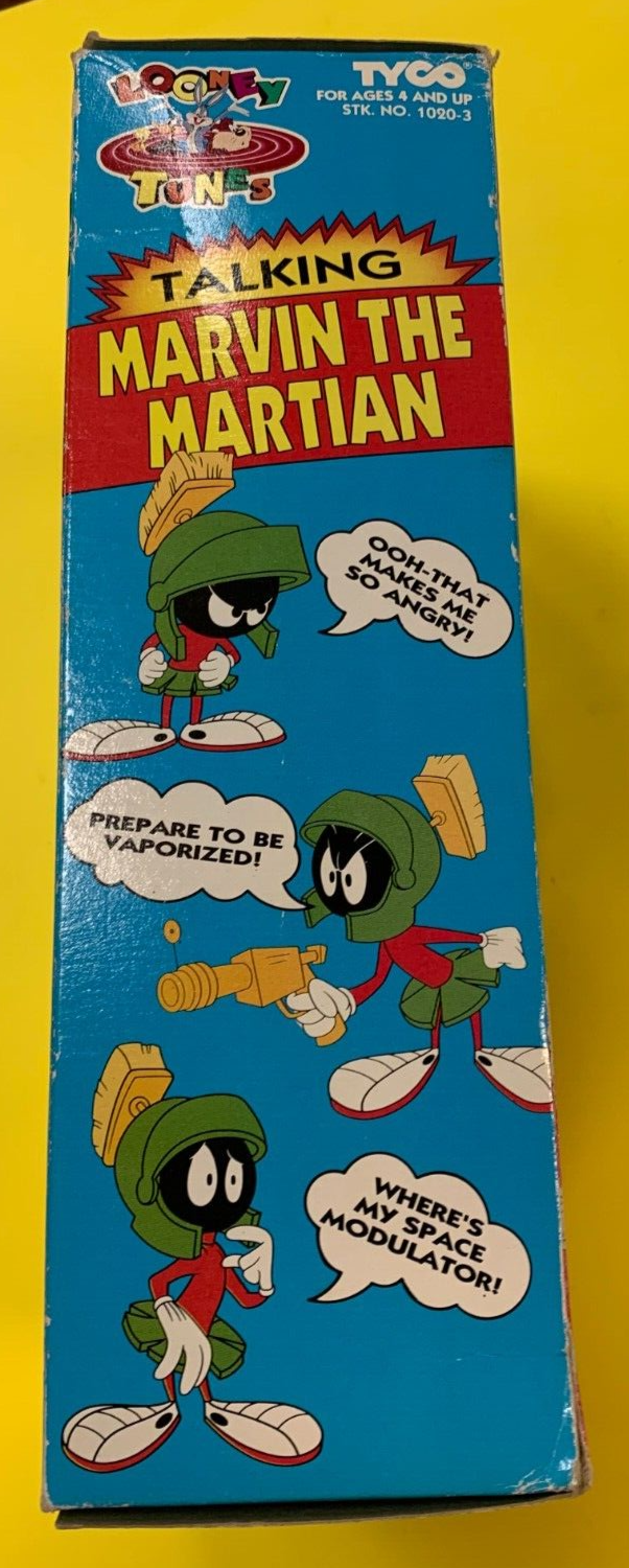 1993 Talking Marvin the Martian Tyco Loony Toons