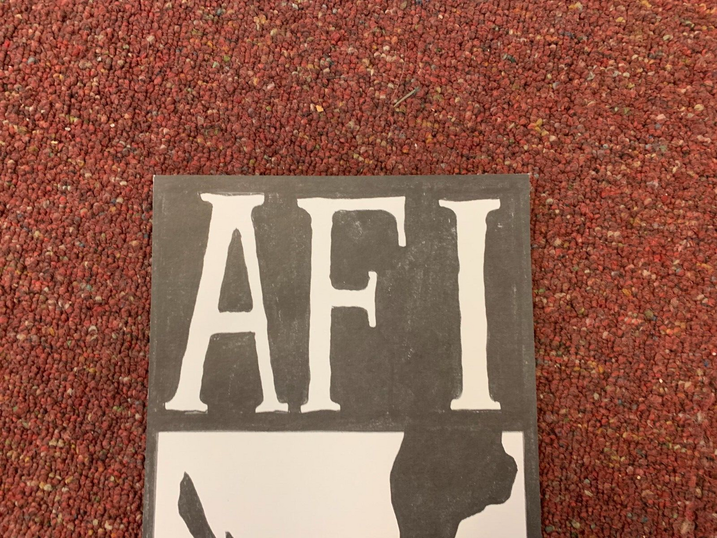 Alan Forbes - 2003 - AFI Promotional Poster Emo Pop Punk Rabbits Alternative