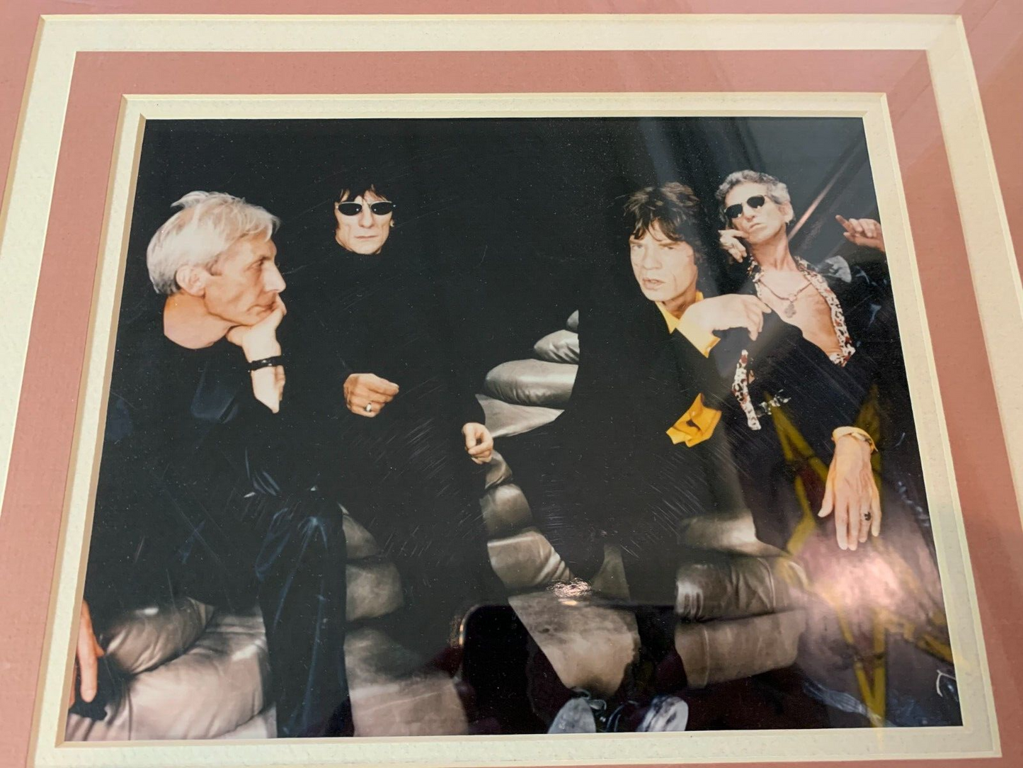 FRAMED The Rolling Stones Photo W/ 1981 Concert Ticket Orlando, FL Hall Of Fame